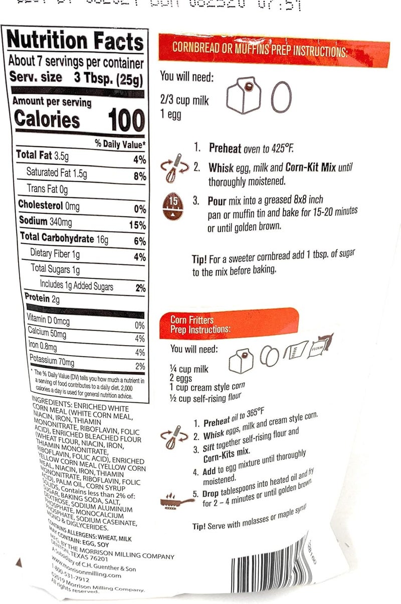 Morrisons Morrison's Corn Kits Prepared Cornbread Mix - Pack of 3 - Image 2